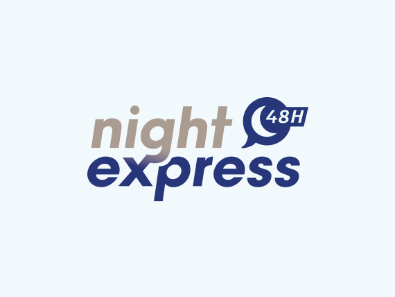 Identité visuelle Night Express par l'agence En Coulisses