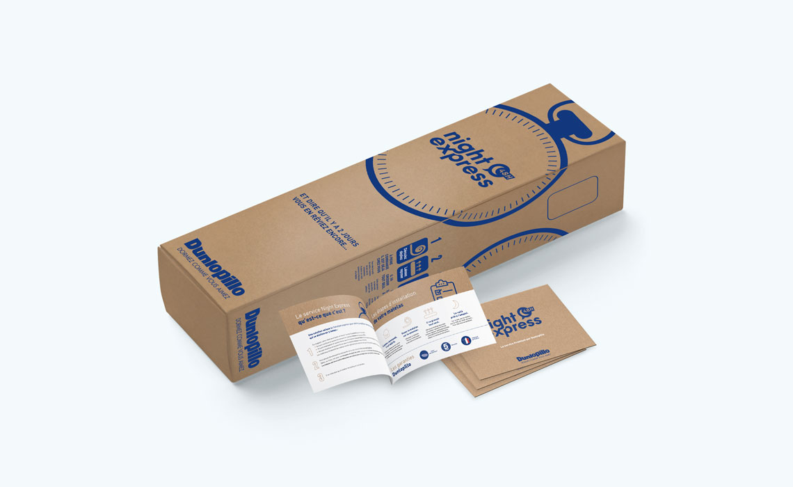 Packaging Night Express par l'agence En Coulisses